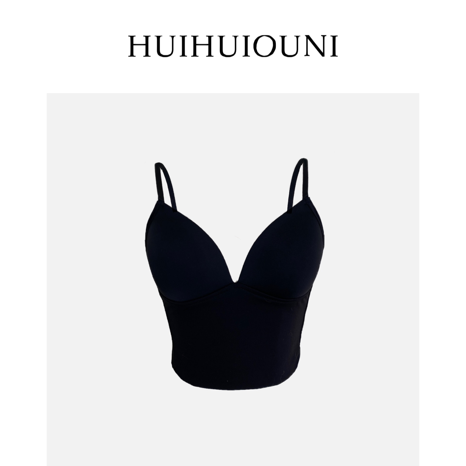 慧慧欧尼 V领舒适百搭美背