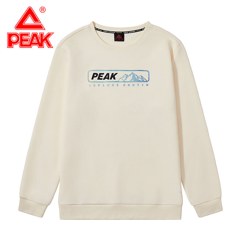 Peak/匹克运动服休闲圆领时尚百搭套头卫衣宽松秋冬长袖F614177