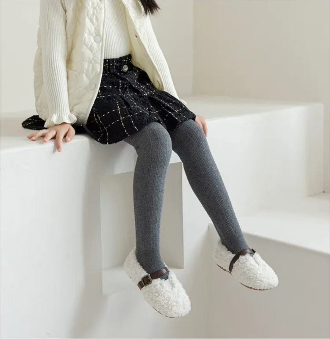【特惠加厚款】2024洋气百搭女宝加绒加厚韩版保暖秋冬款打底裤袜