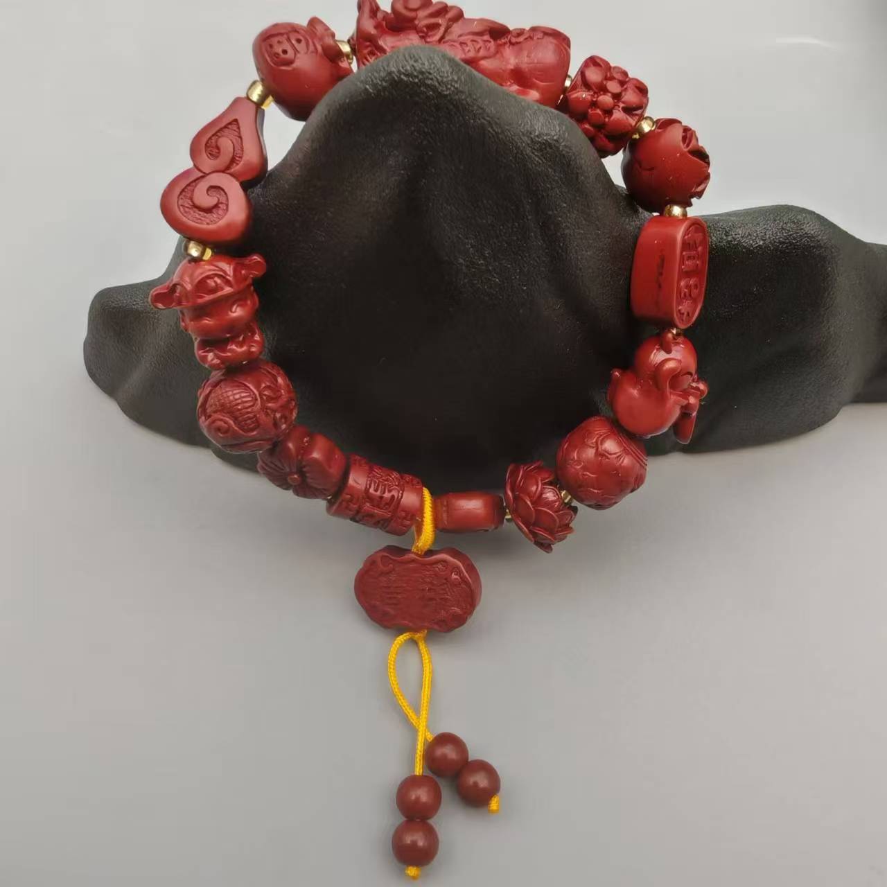 ZA654-紫色多宝提溜吉祥精美手串