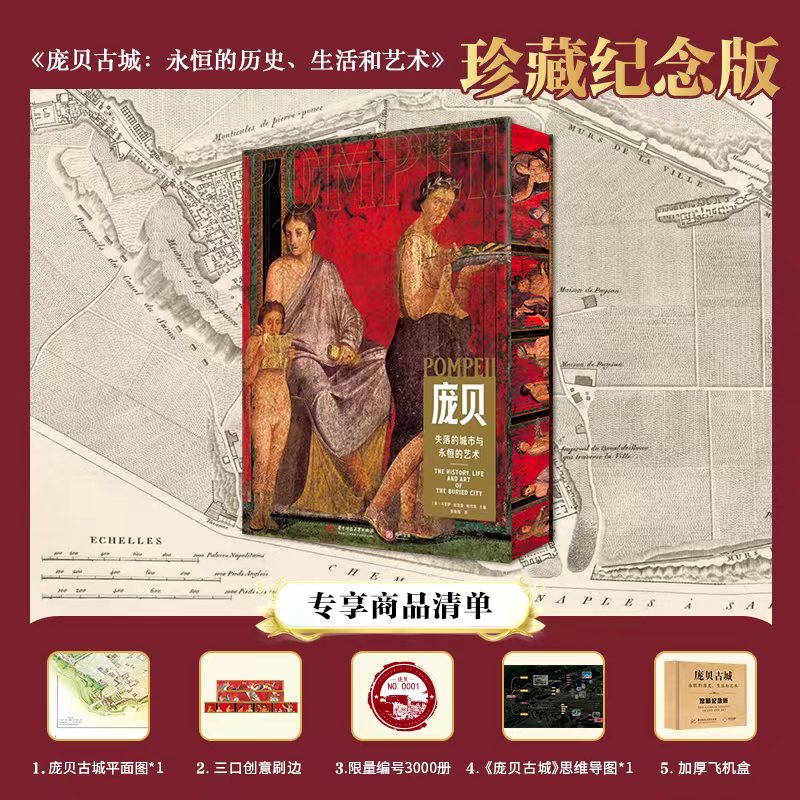【珍藏纪念版】庞贝古城 : 永恒的历史、生活和艺术