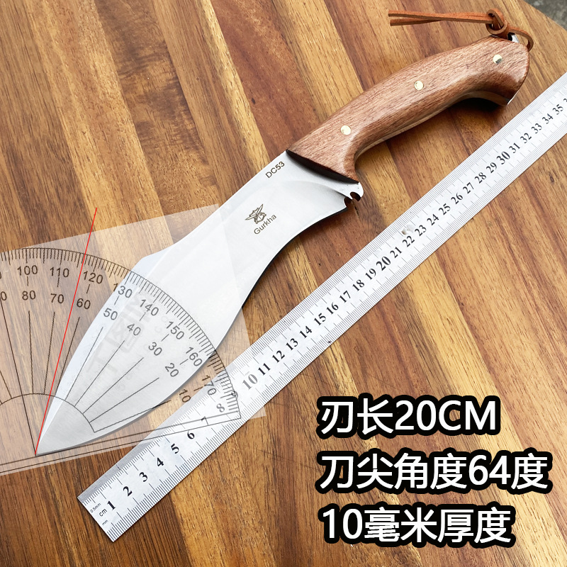 刀驰剑林户外多功能砍柴刀 烹饪砍骨刀多功能组合刀 砍切两用刀