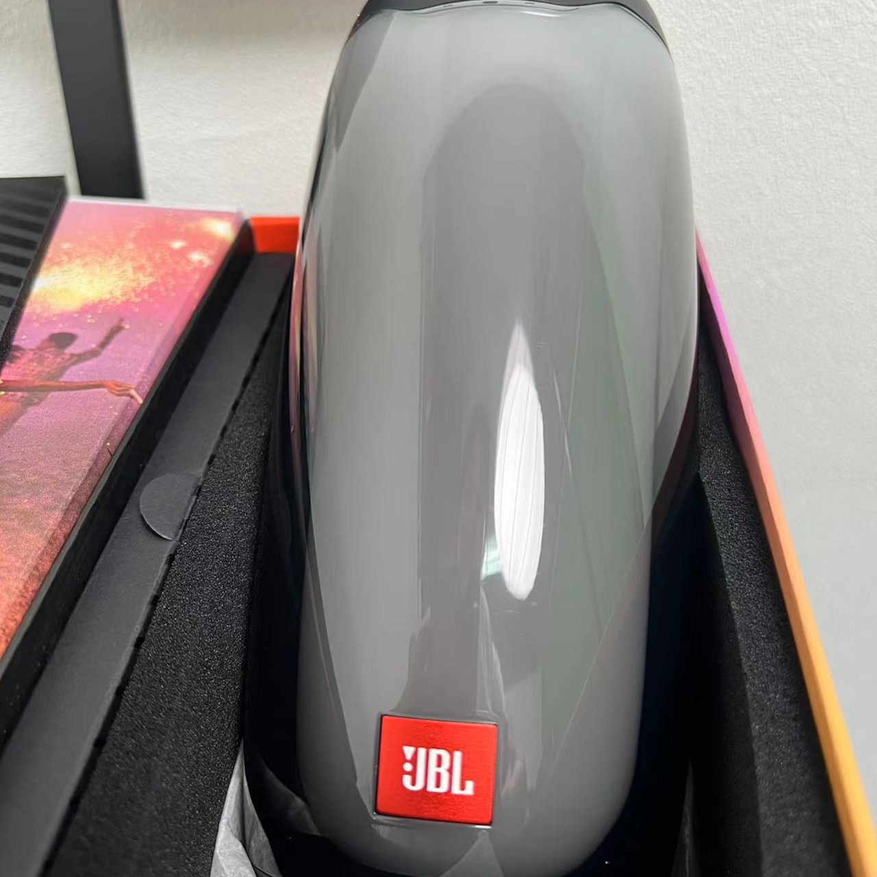 99新 JBL PULSE4脉动4黑色 国行正品炫彩氛围灯音箱户外防水音箱