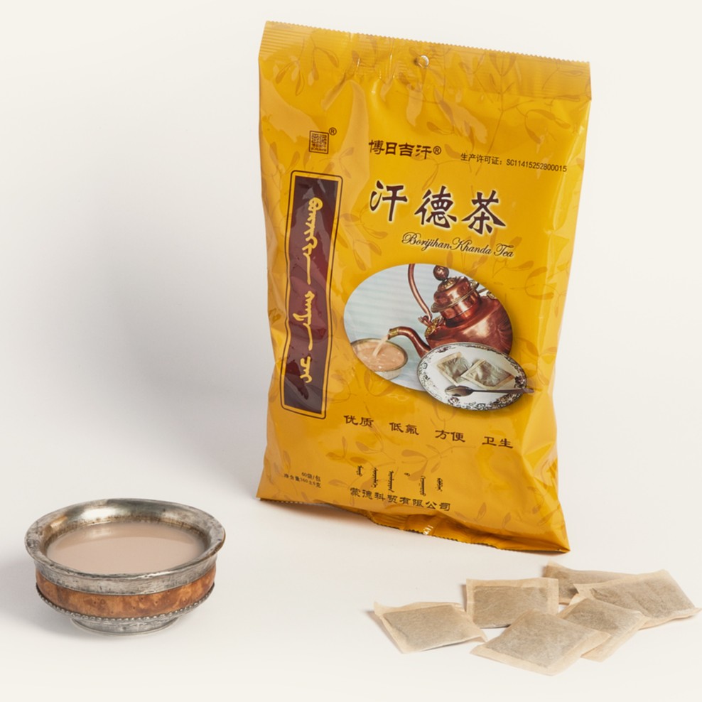 熬奶茶专用袋茶博日吉汗-汗德茶432克（含60小袋）优质低氟卫生方便