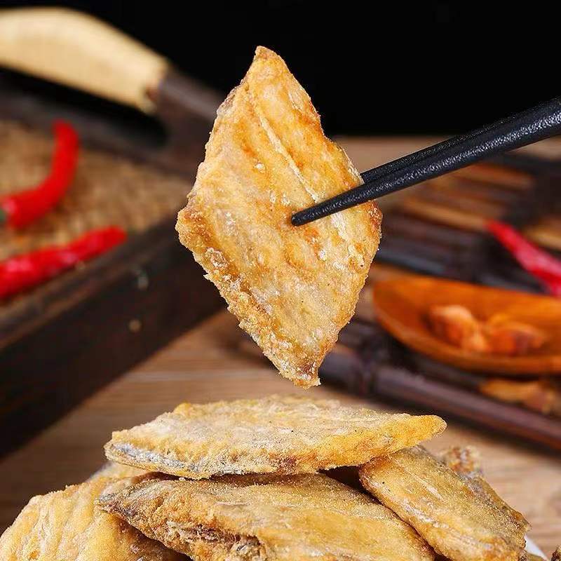连云港发货 带鱼酥 营养解馋海味  即食休闲海鲜零食 80g/袋*8包