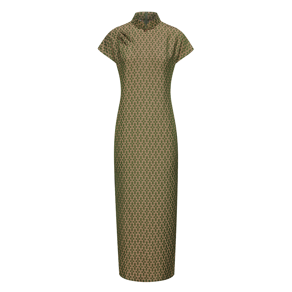 新中式改良旗袍连衣裙少女年轻款日常优雅气质复古学生中国风长款