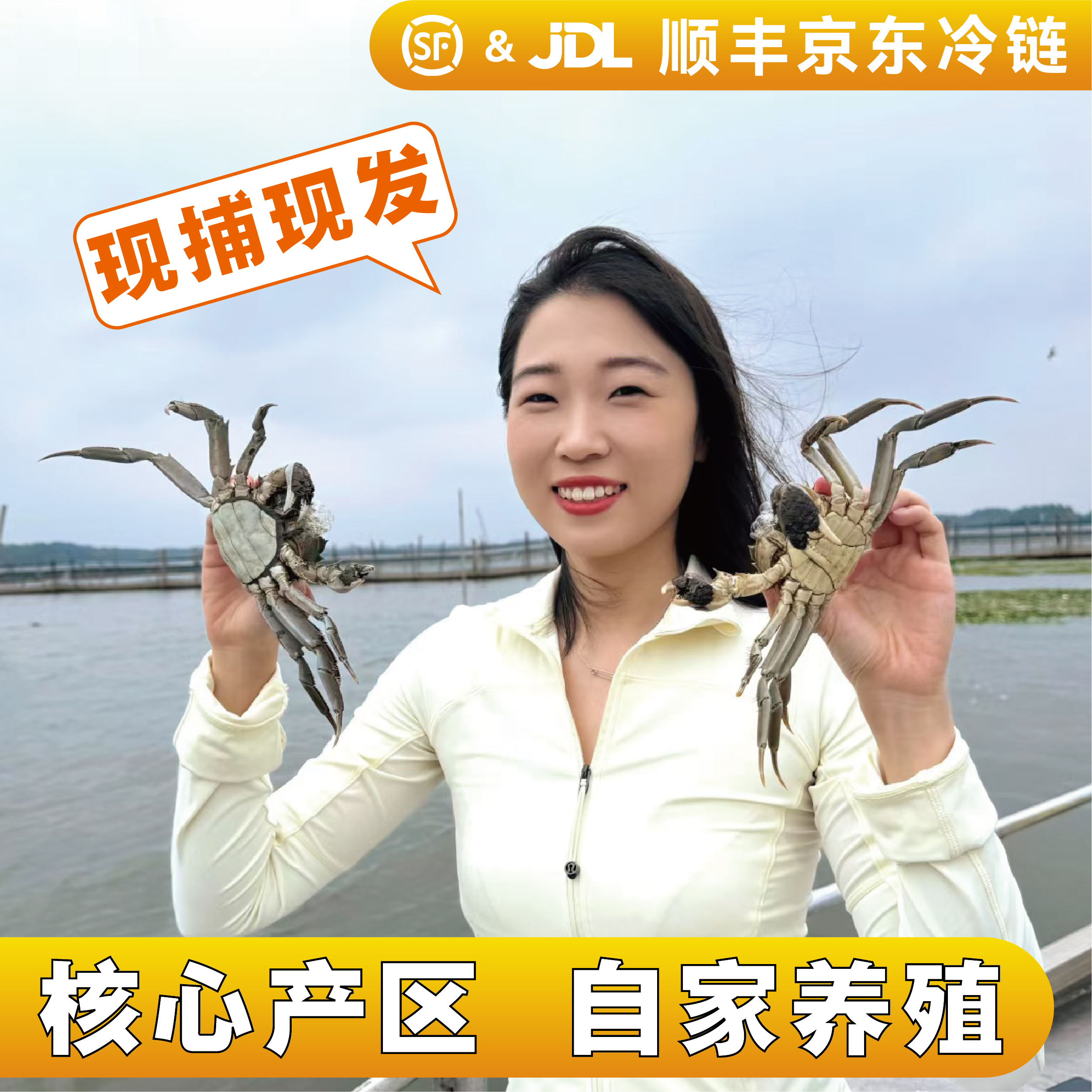 【现货活蟹】母蟹2.6-2.4两+公蟹2.6-2.4两 自家养殖6/8/10只