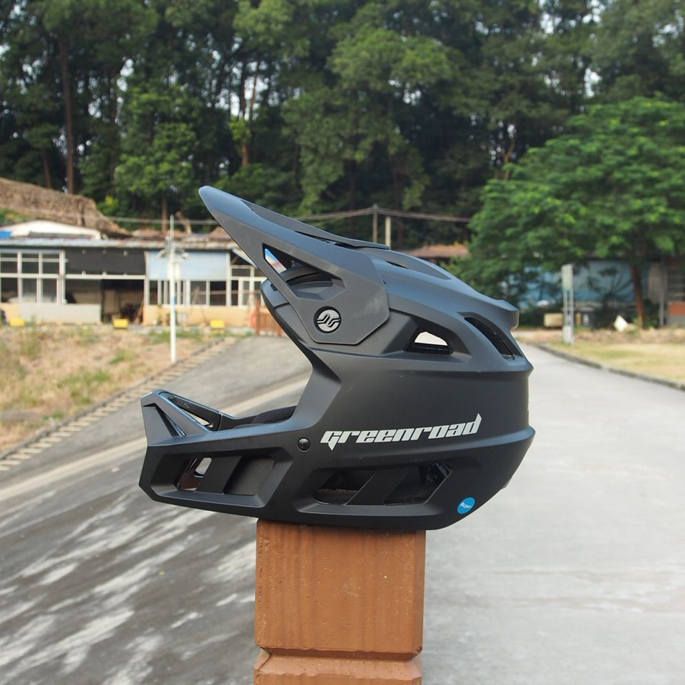 绿道头盔x8山地车速降越野头盔