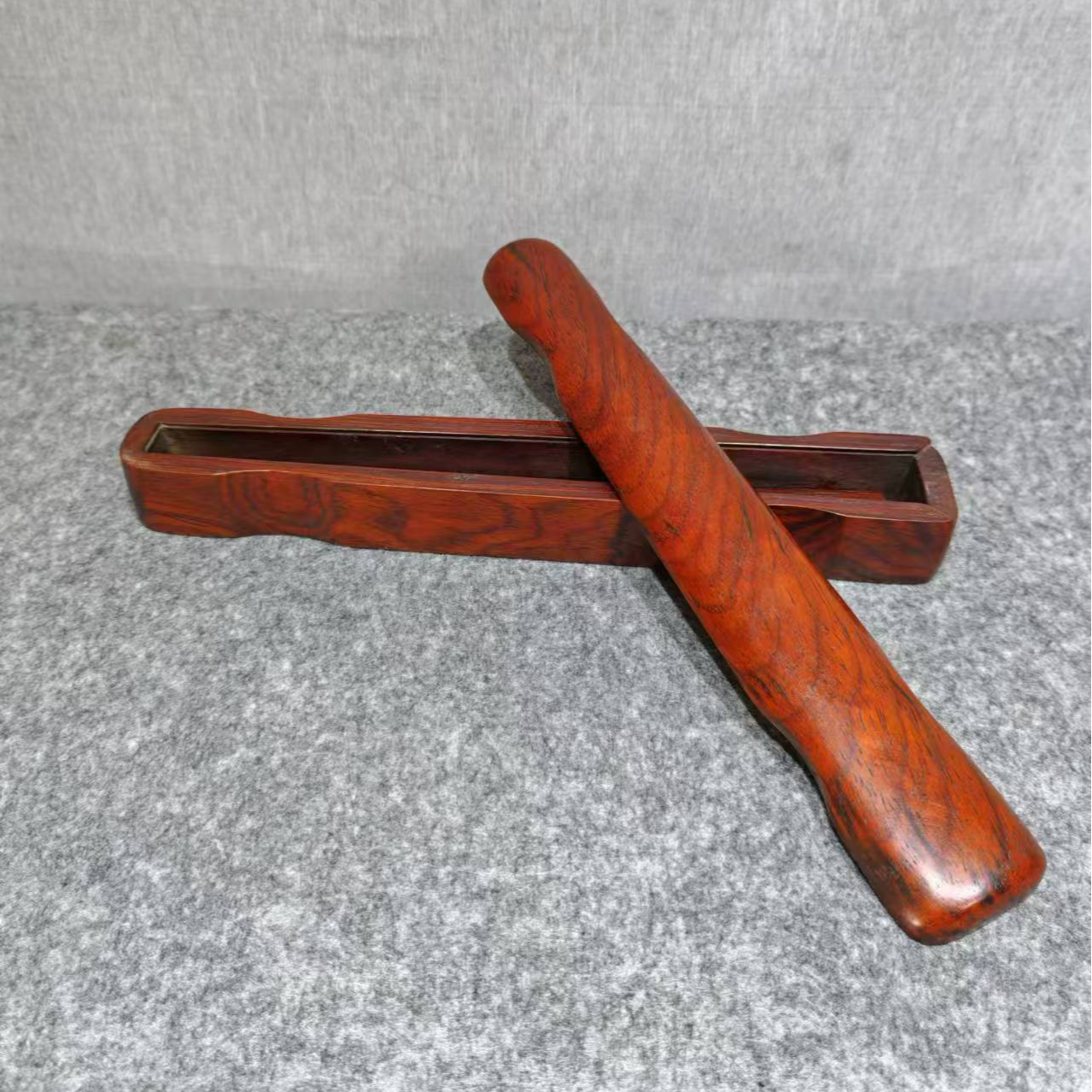 徽韵淘木手工硬木镇尺裁纸刀