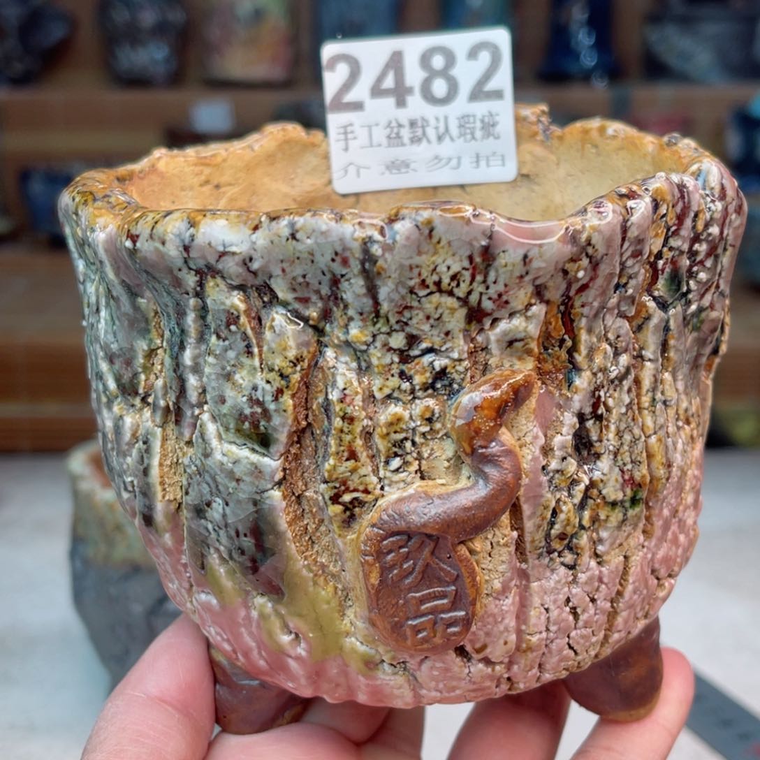 景德镇陶瓷艺术罐，全手工制作瑕疵