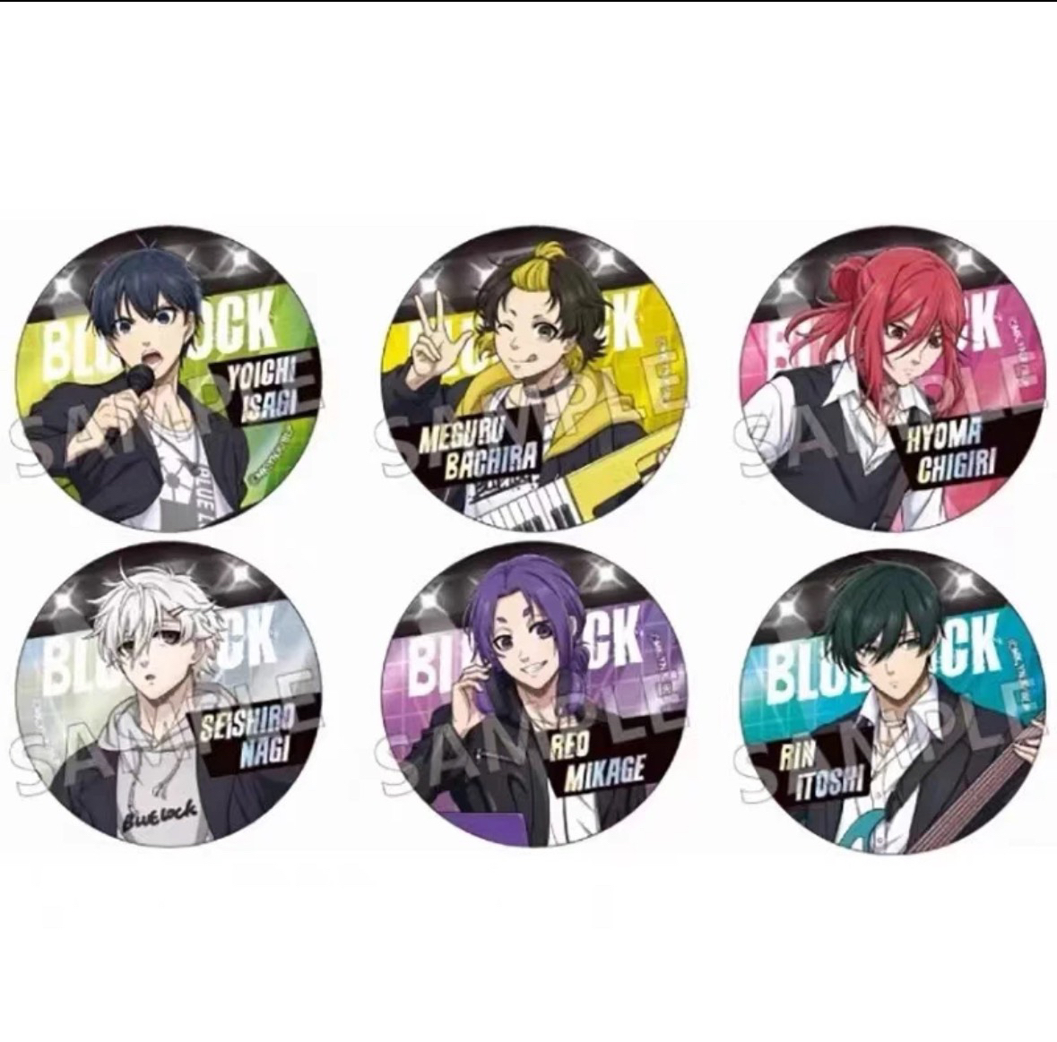 【日谷】蓝色监狱 蓝锁 摇滚乐队正比吧唧徽章代拆