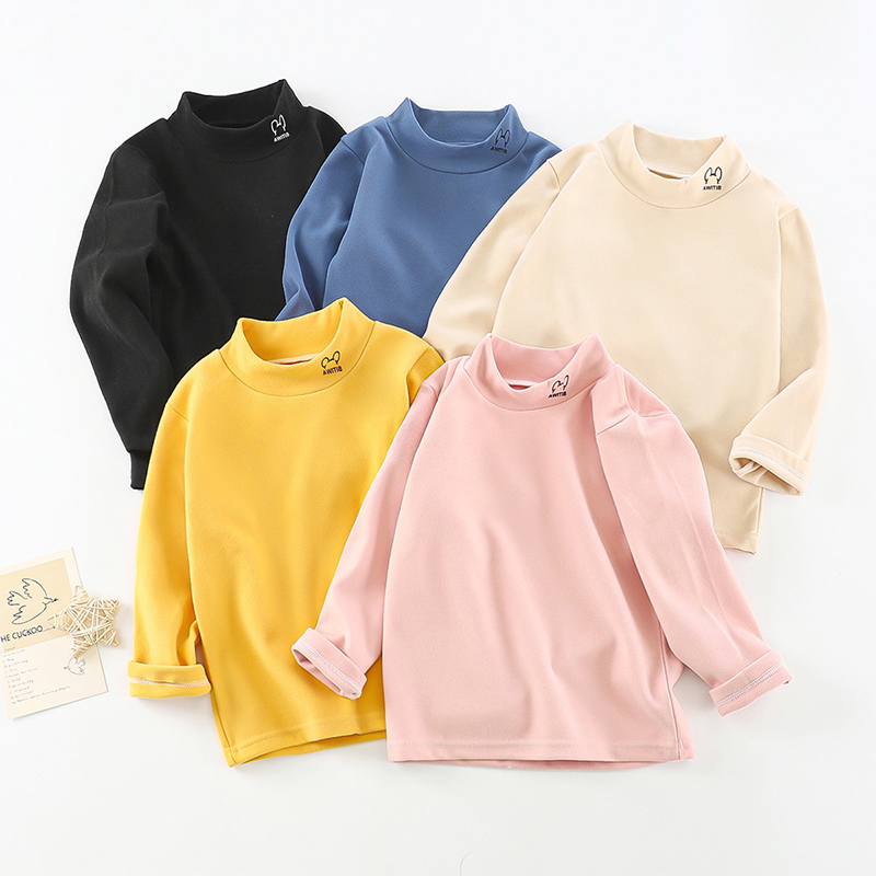 秋冬儿童保暖内衣秋衣秋裤套装男孩女童宝宝德绒糖果色家居服睡衣