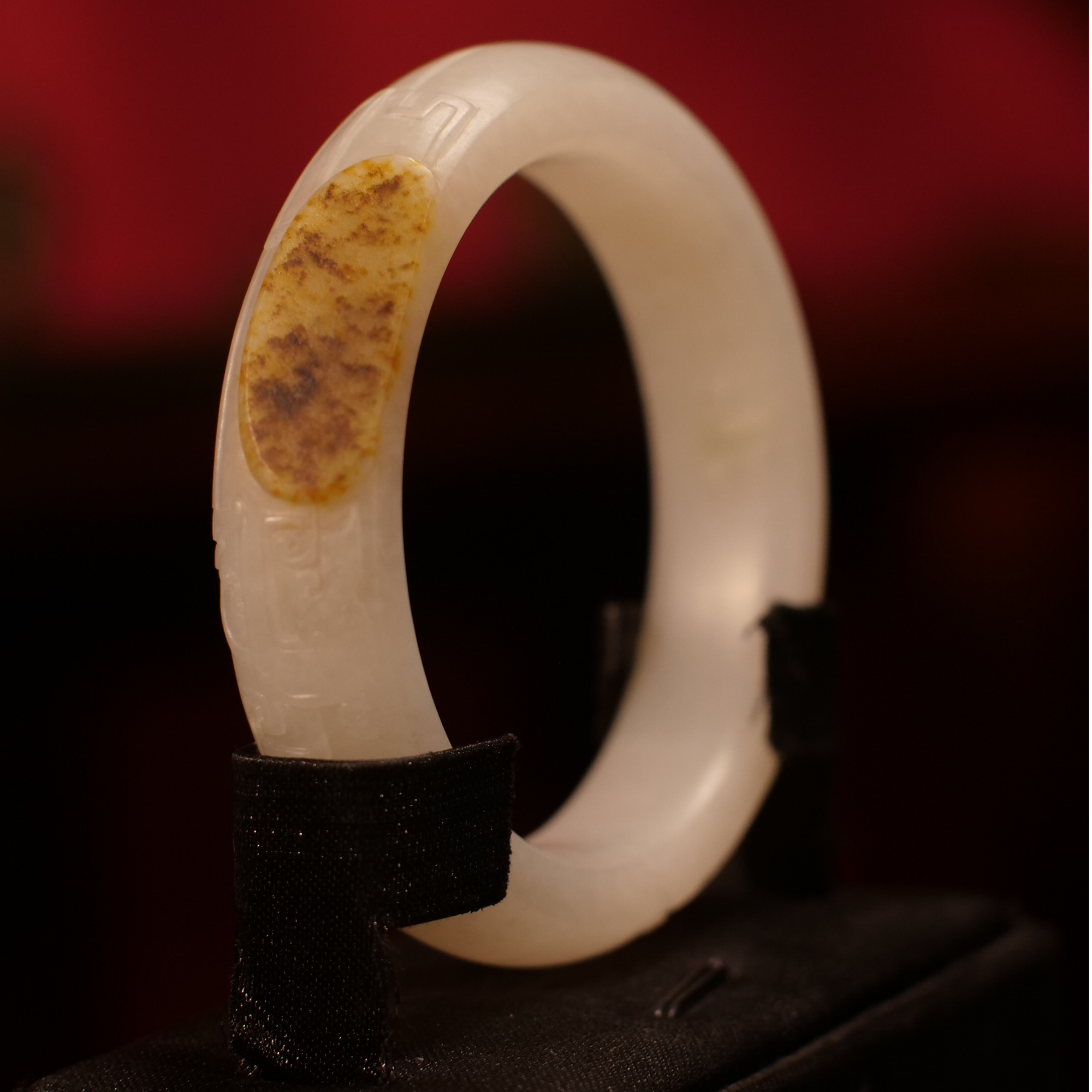 006和田玉手镯56.3圈