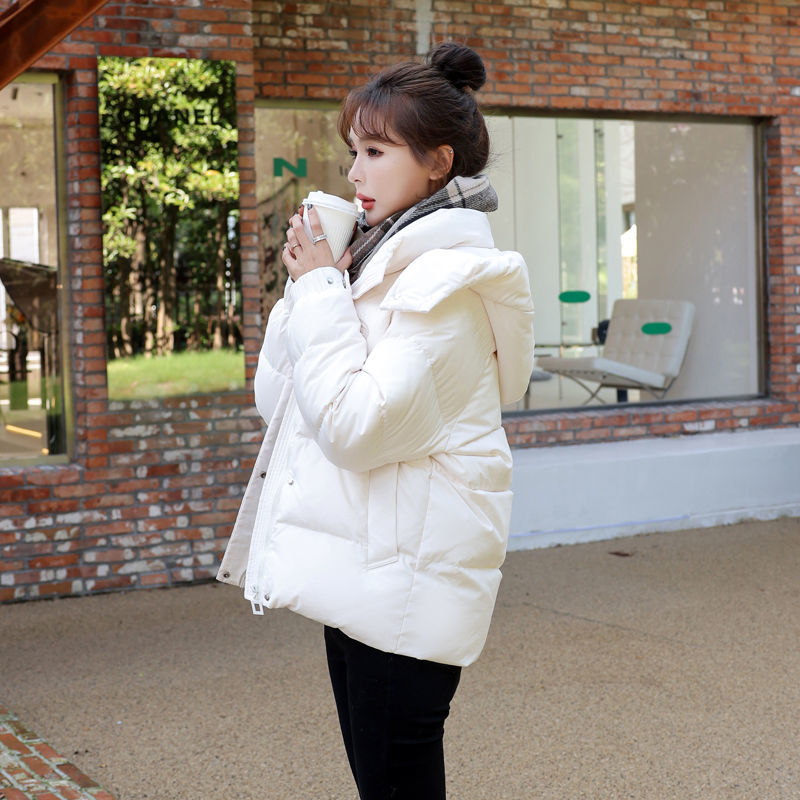 雅鹿新款爆款羽绒服女短款2024年新款冬季韩版宽松90白鸭时尚百搭