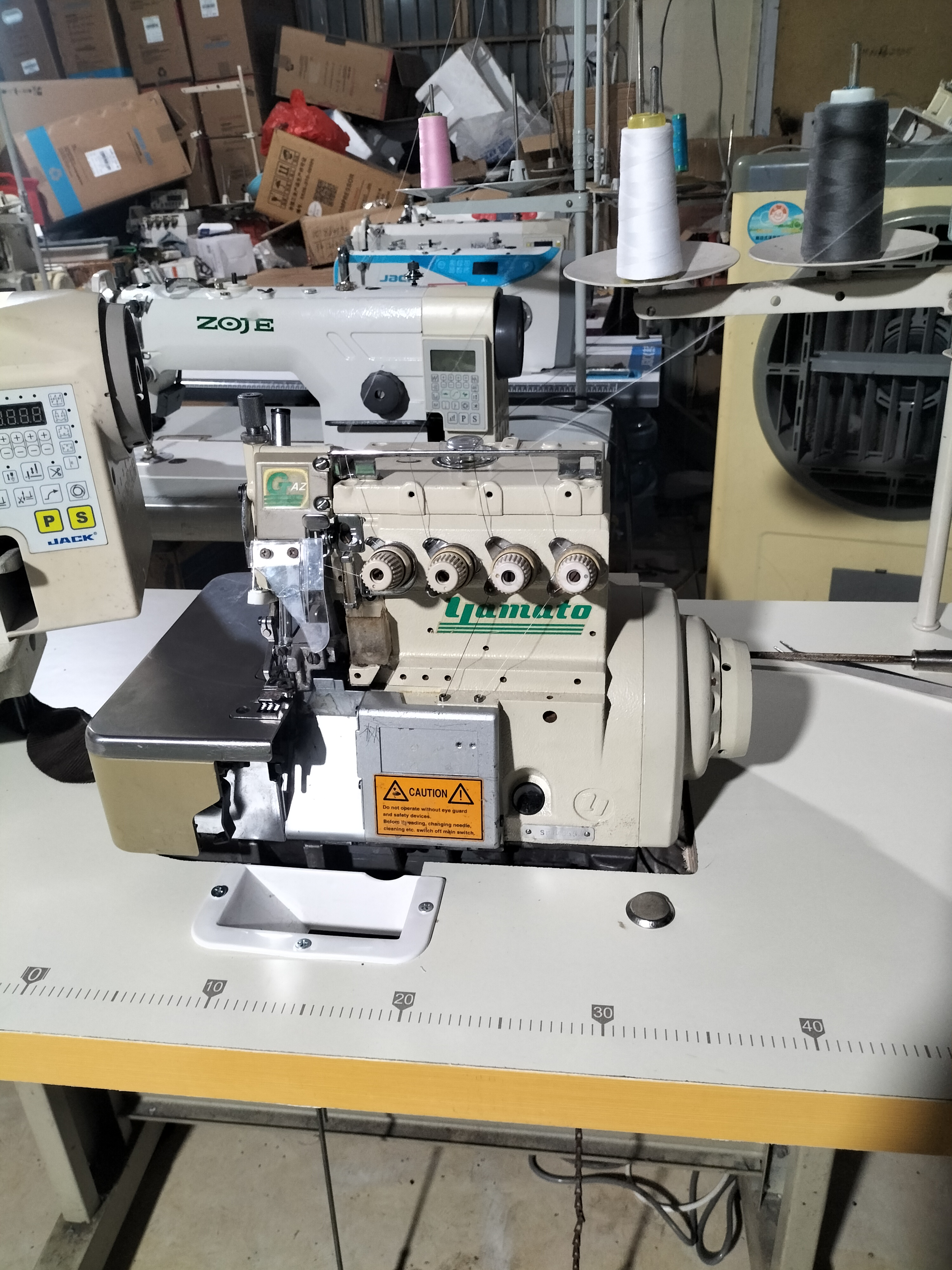 日本大和四线拷边机包缝机