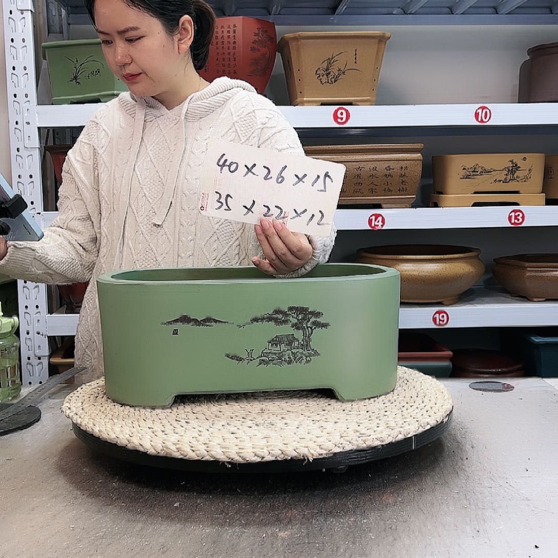 紫砂花盆紫砂花盆