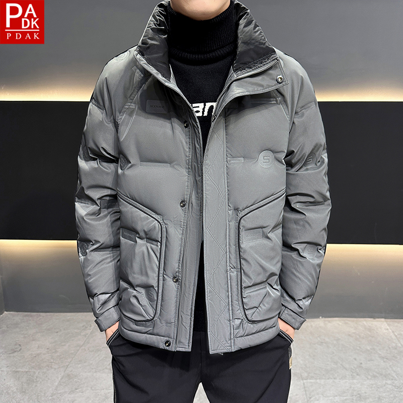 PDAK高档旗舰店男士正品鸭绒羽绒服加厚保暖外套冬季新款潮流外套
