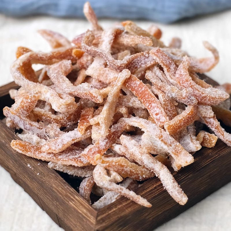 九制陈皮条甜陈皮干盐津陈皮丝橘子皮散装蜜饯果脯广东特产零食品