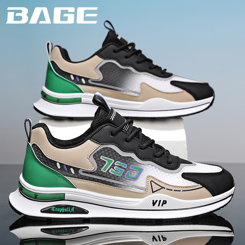 八哥男鞋春季运动休闲鞋男款韩版潮流防滑软底学生跑步鞋男士潮鞋