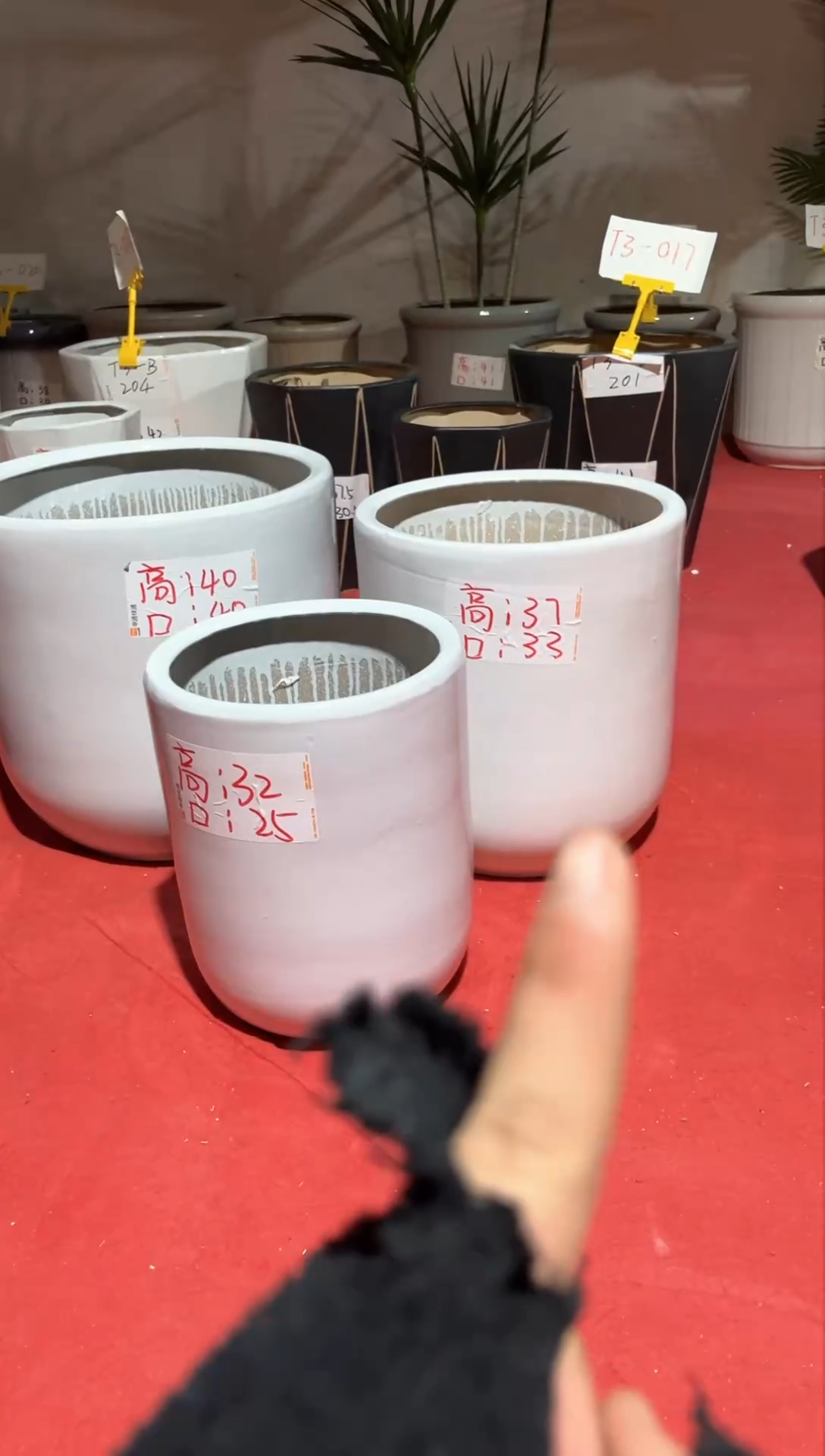【闪购商品】陶瓷171cm(含)-200cm(含)一套三（中号+大号+特大号）