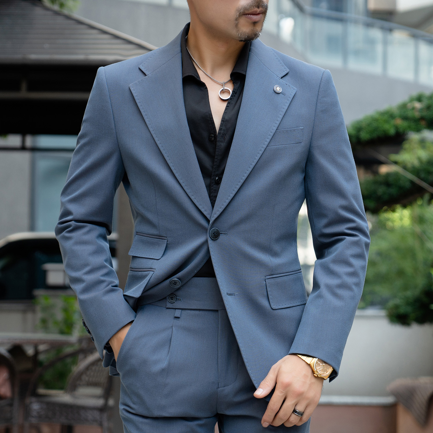 职业新款时尚品质西服套装商务休闲高级感穿搭修身西装22XZ376