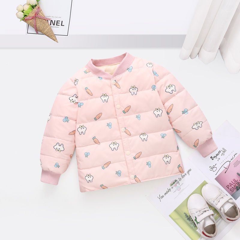 儿童羽绒服内胆男女童保暖洋气短款中小童宝宝轻薄内外穿外套冬季