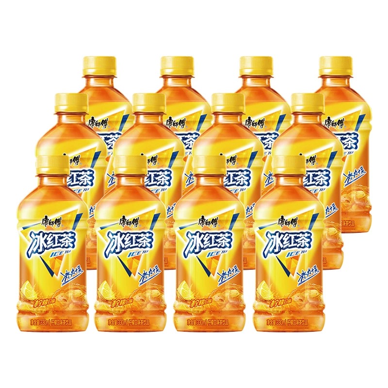 清润冰红茶饮料330ml*6/12小瓶装无糖饮料批发整箱便携美味即饮品