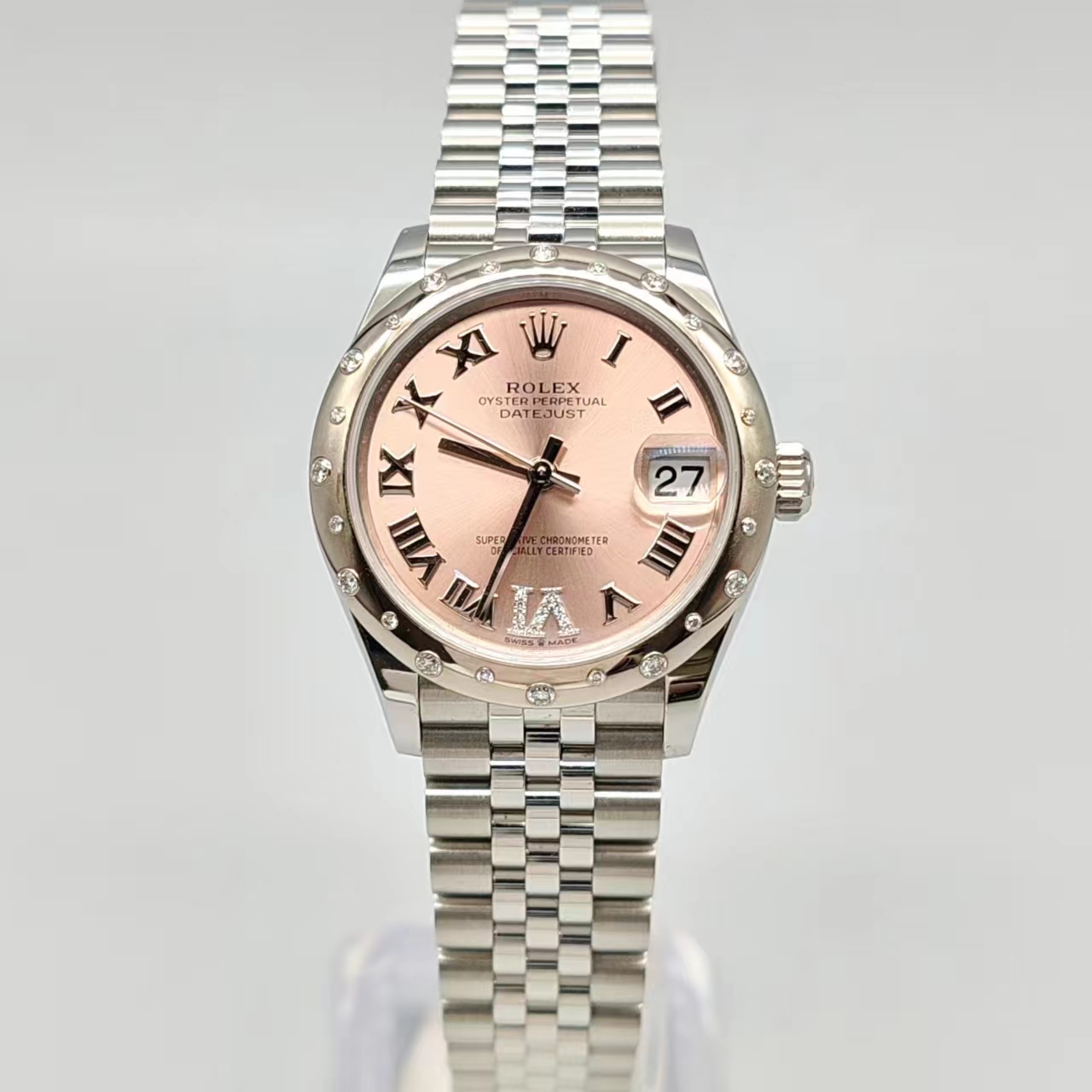 99新 Rolex/劳力士 拆单小橘/278344/31/自动机械/原钻/23年全套