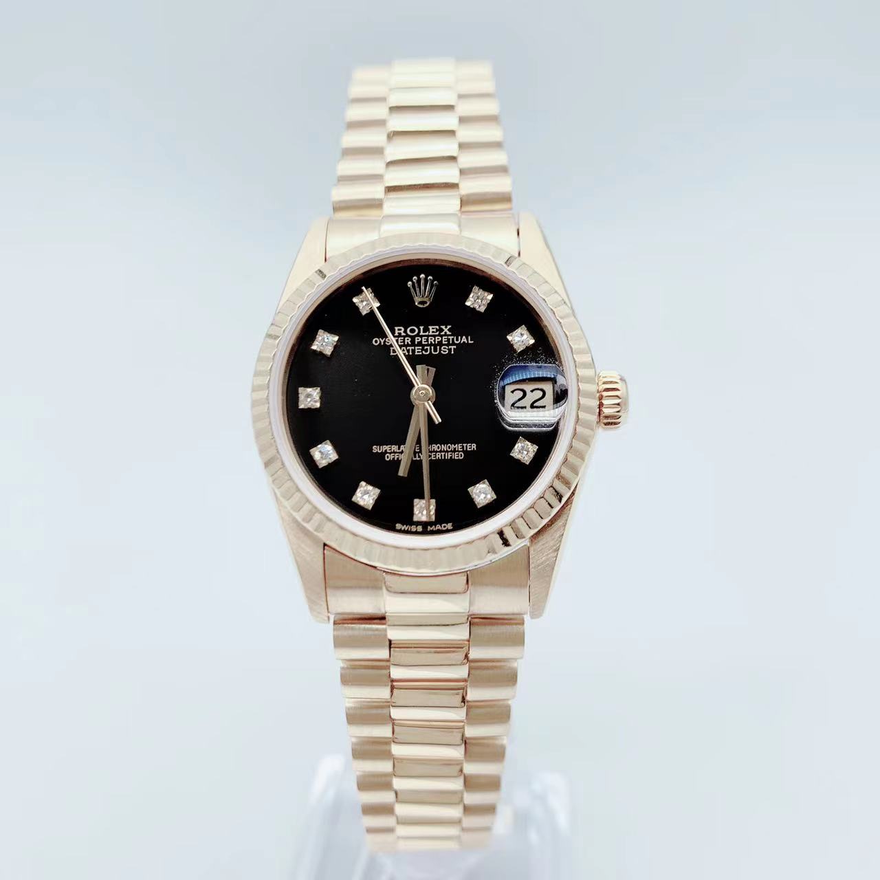 99新 Rolex/劳力士  拆单小橘/68278/机械/31mm/原钻翻写色拆掉单