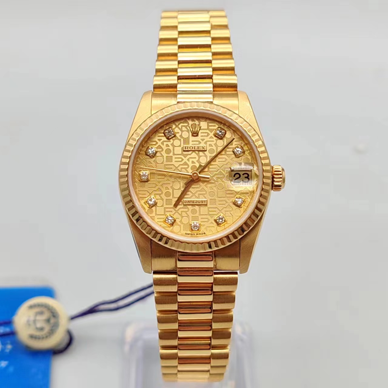 99新 Rolex/劳力士 小橘/68278/31mm/自动机械/原钻/单表