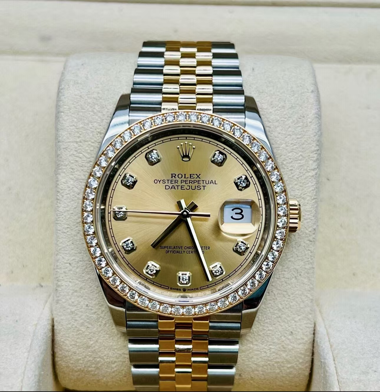 99新 Rolex/劳力士 拆单小橘/126283/表径36mm/自动机械腕表/单表