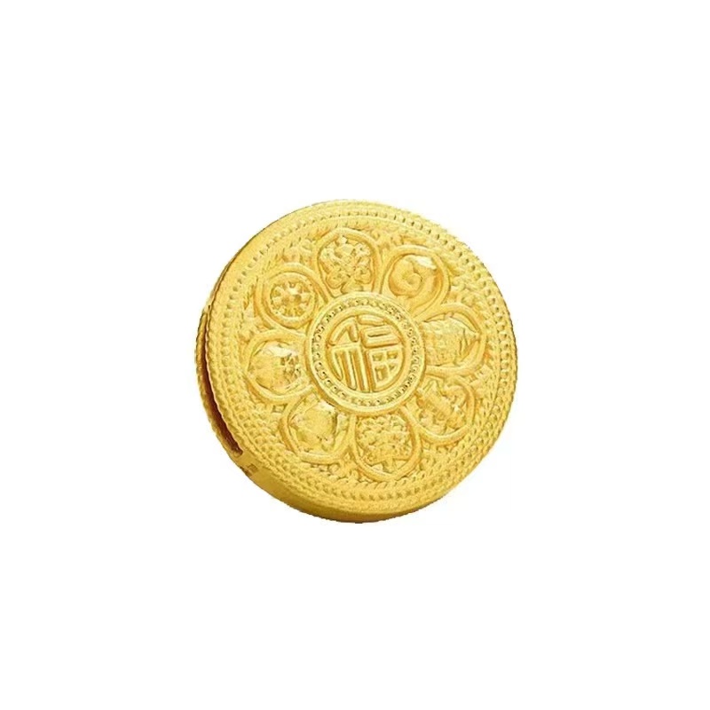 Chow Tai Seng/周大生八宝罗盘黄金手链一款多戴情侣生日节日礼物