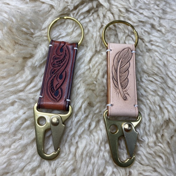 皮雕卡扣个性复古
