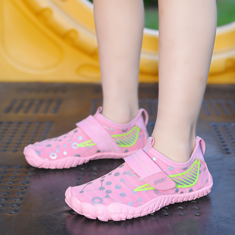 迈卡侬室内健身鞋儿童防滑攀岩鞋女童减震静音跳绳鞋男软底跑步鞋