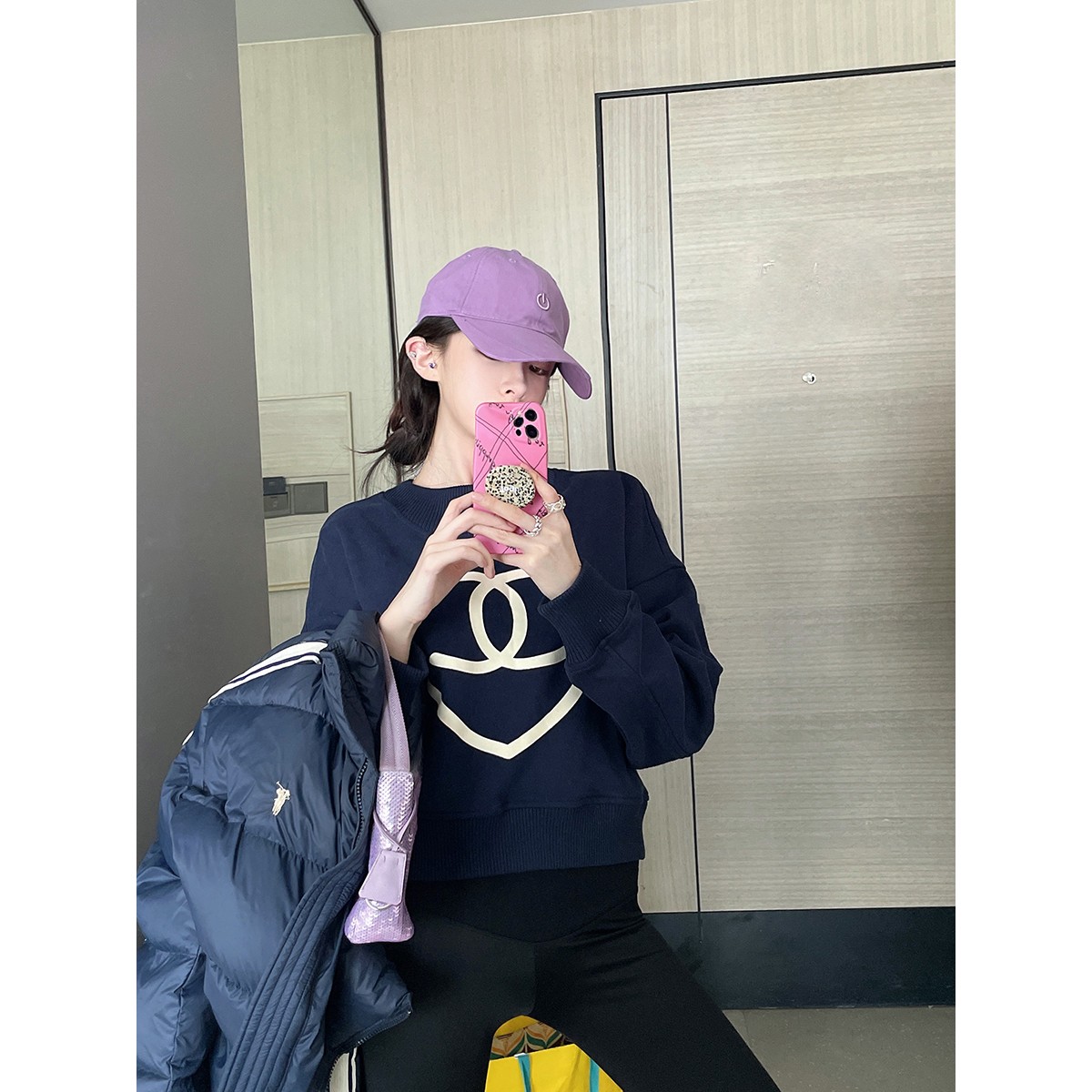 FORNI 卫衣日记本 圆领爱心卫衣