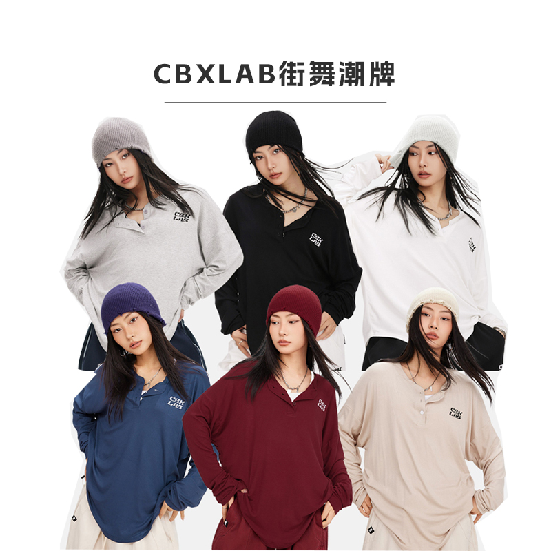 CBXLAB潮牌慵懒爵士长袖休闲女多色春季街头上衣百搭潮【达人专属】