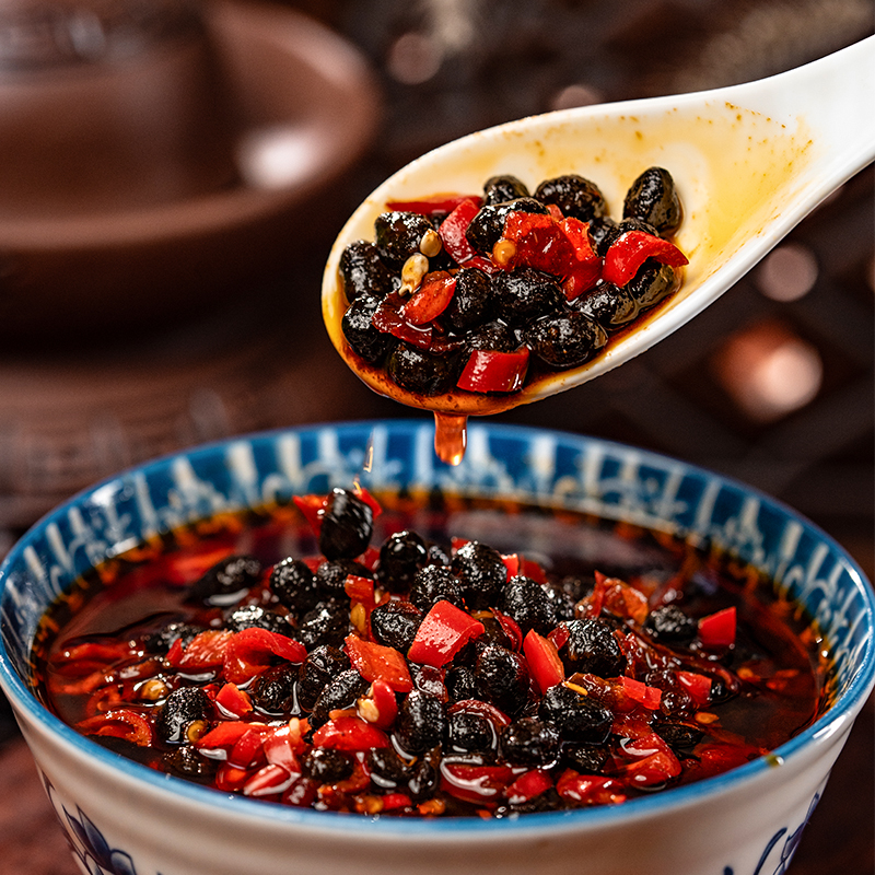 湘妹心宝软糯香辣炒制豆豉拌饭拌面炒菜百搭湖南特产新化坛子菜