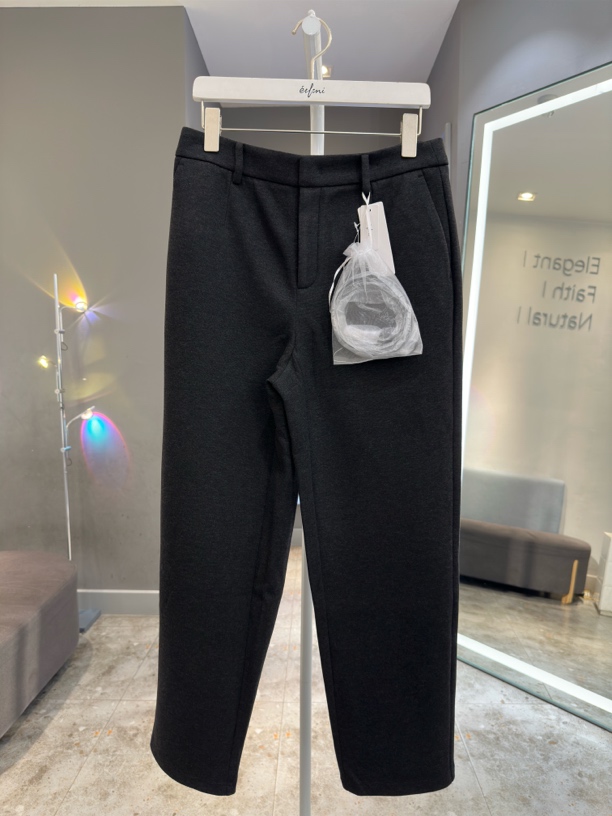 专柜2024冬款沉檀灰小西裤1FA251518