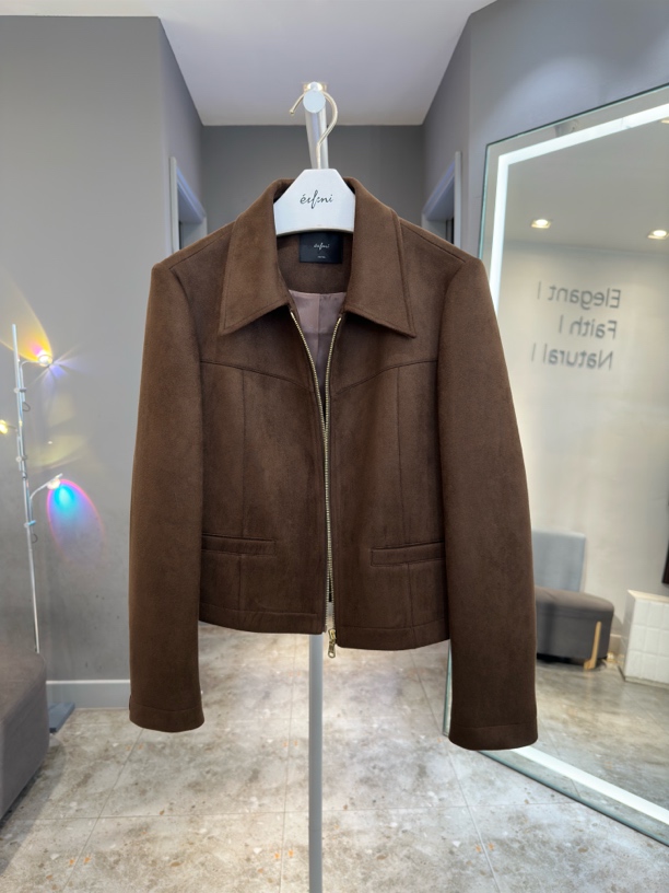 专柜2024冬款可咖棕外套1FA611851