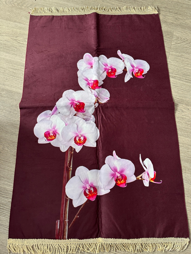 主播推荐精致花色出口手工高档绿色花型功课毯