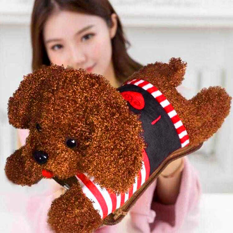 奥恺热水袋充电式暖手宝暖水袋国标防爆可拆洗电暖宝可爱泰迪狗熊