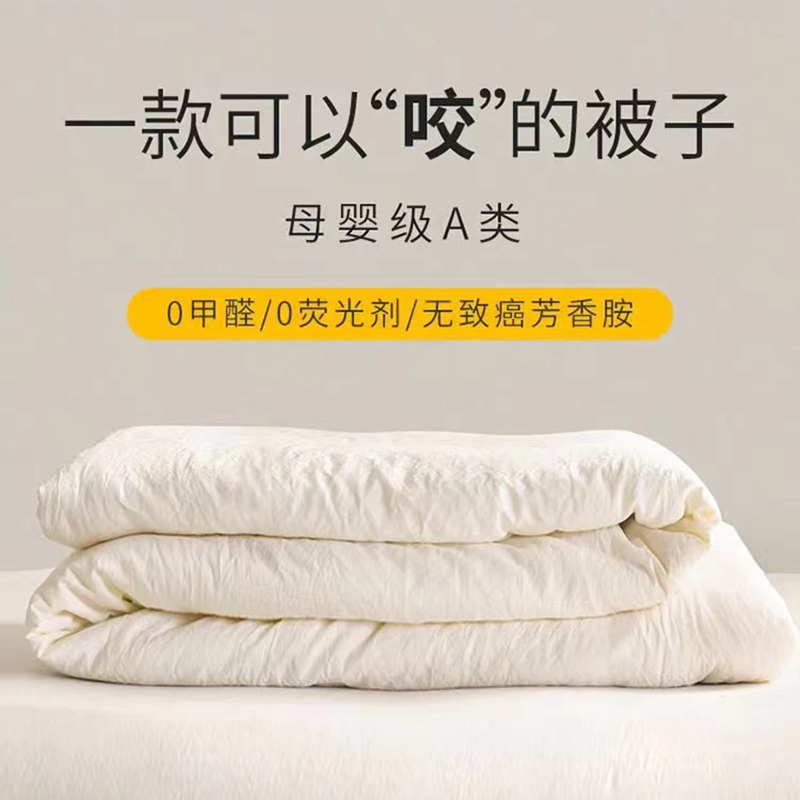 大豆纤维被芯2024新款加厚保暖冬被春秋单双人空调被四季通用被子