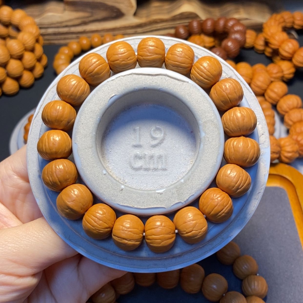 【闪购商品】猴头核桃手串双歧南瓜14mm