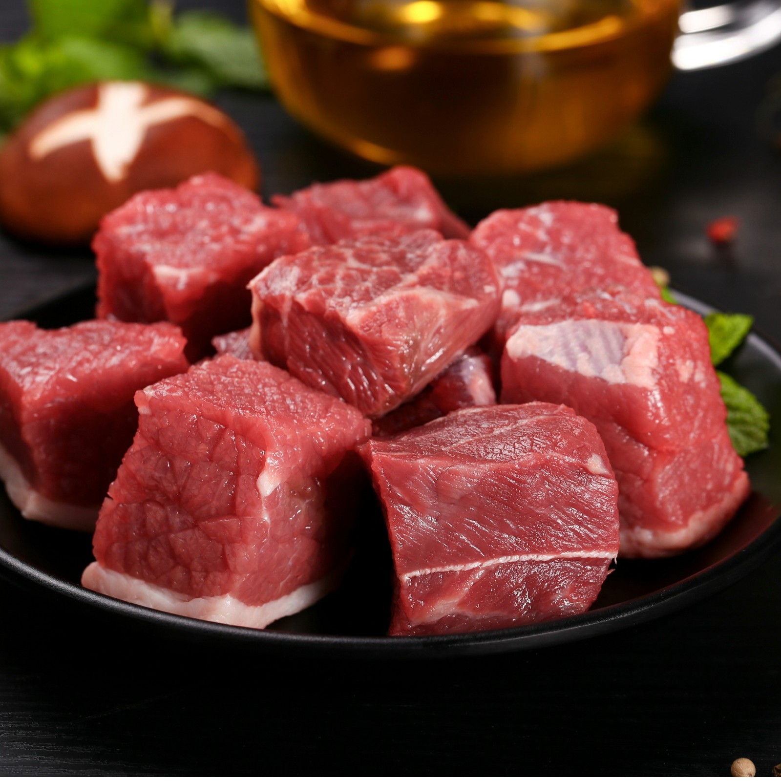 【鲜切牛肉块】 吉林黑牛鲜切非冻品 红烧/清炖/咖喱 