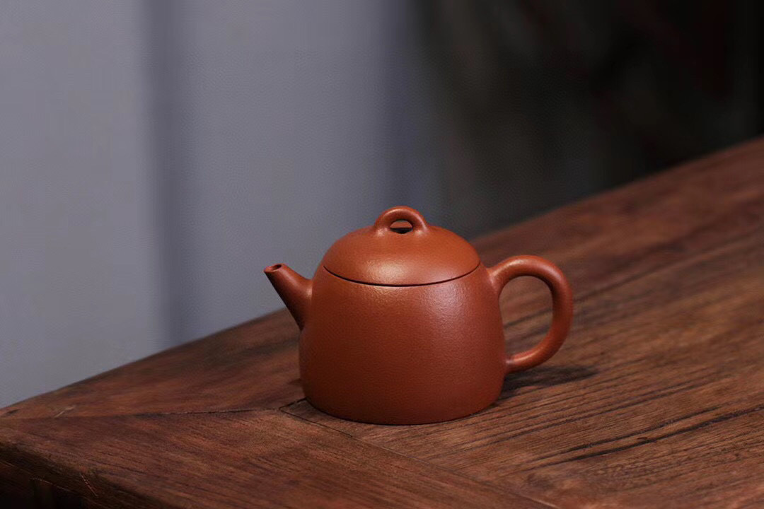 经典器 秦权 内推朱泥120毫升宜兴紫砂壶家用茶壶茶器实用器