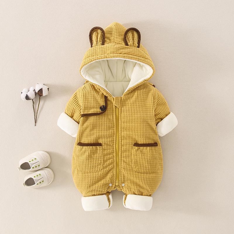 新品巴拉巴拉网红婴儿衣服冬装男宝宝连体衣冬季加厚棉衣新生幼儿