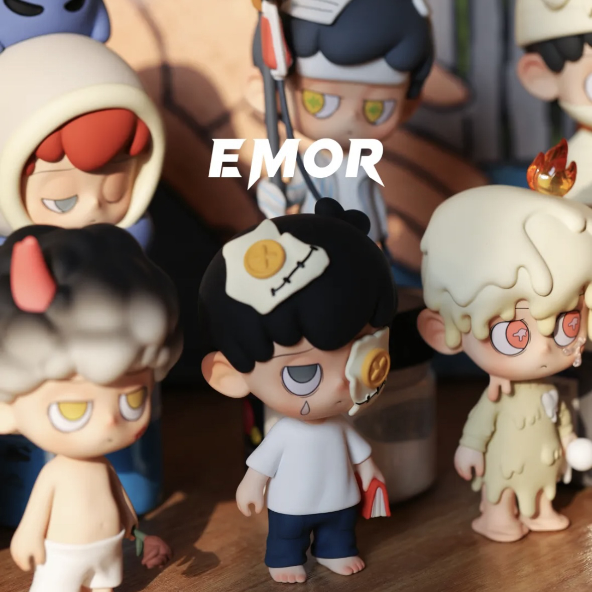 【拆盒】EMOR局外人系列盲盒潮玩手办