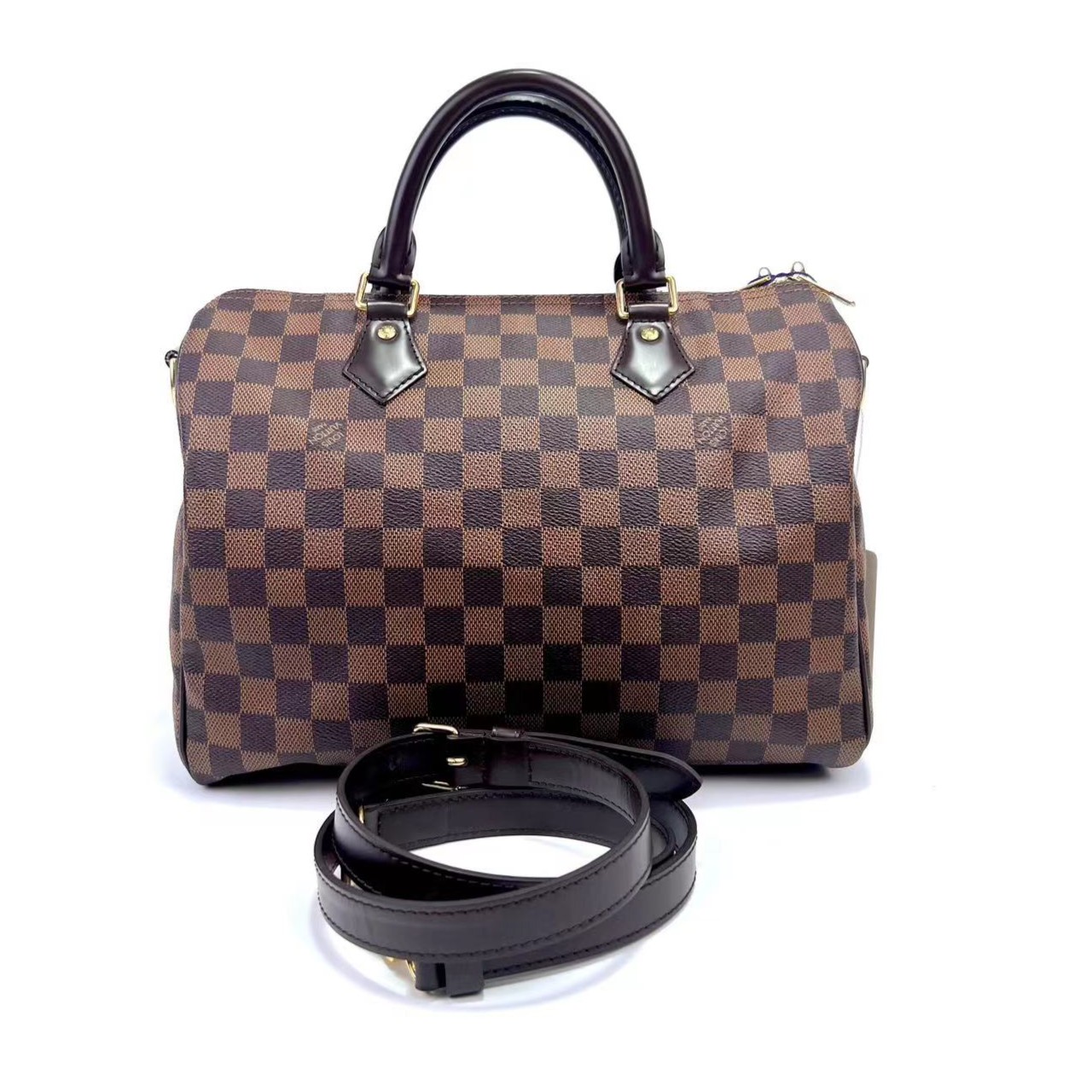 99新  维舒/LV 棋盘格枕头30手提包/98新/29994309