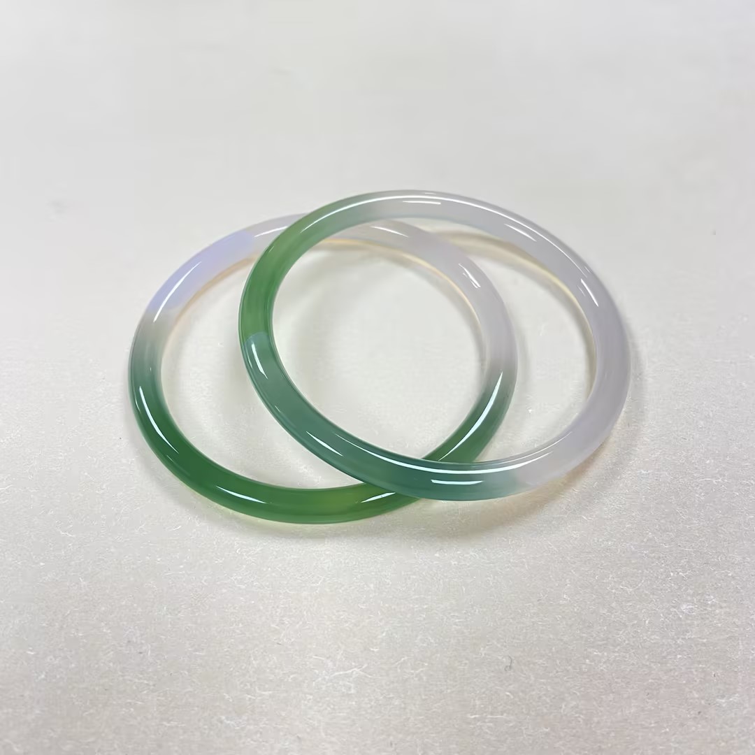 【不二】天然半山玉髓手镯（多样性发其一）