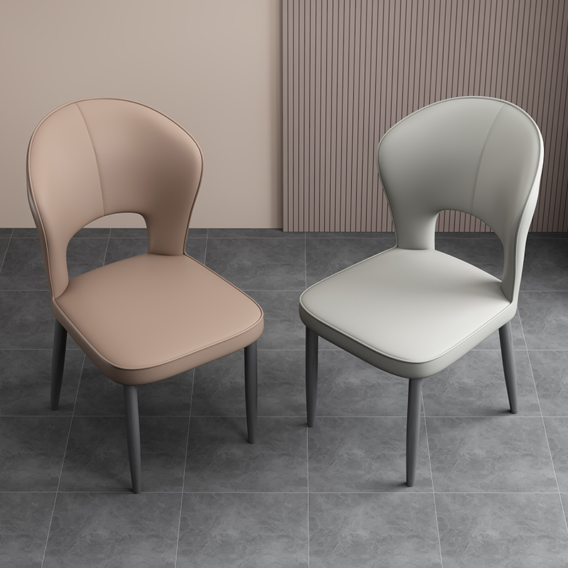 欢盛轻奢简约现代餐椅家用靠背椅北欧餐桌椅麻将椅咖啡椅酒店凳子